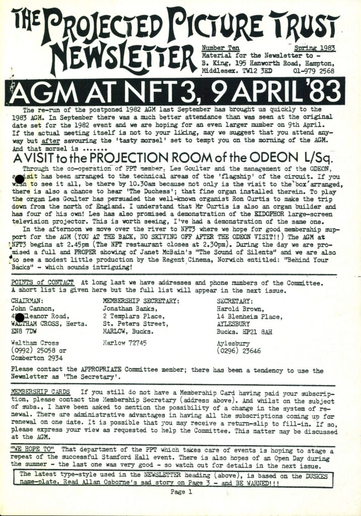 Newsletter No. 10 cover