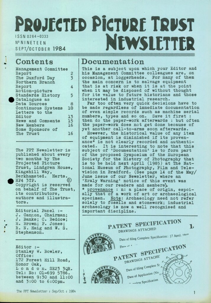 Newsletter No. 19 cover