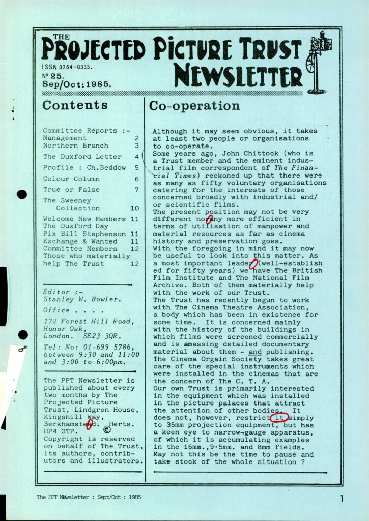 Newsletter No. 25 cover