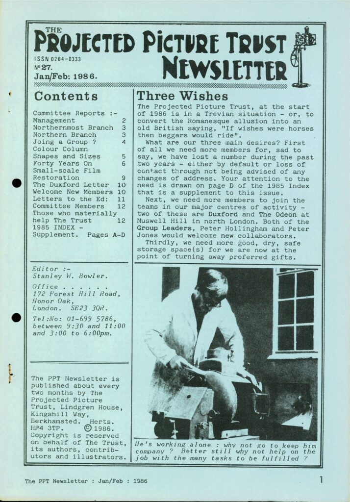 Newsletter No. 27 cover