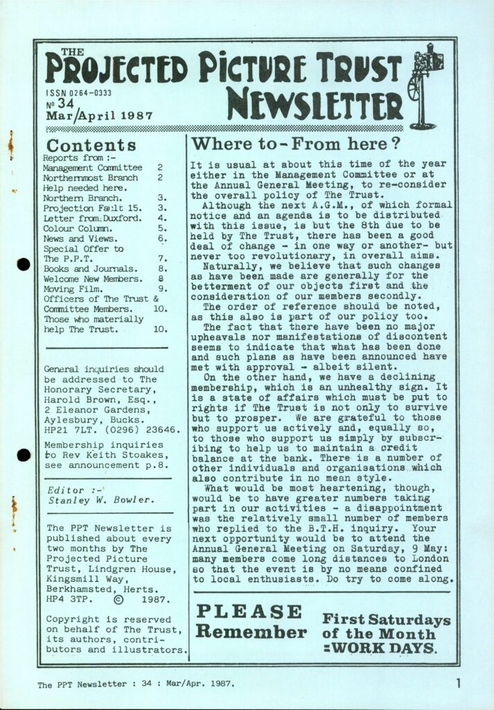 Newsletter No. 34 cover