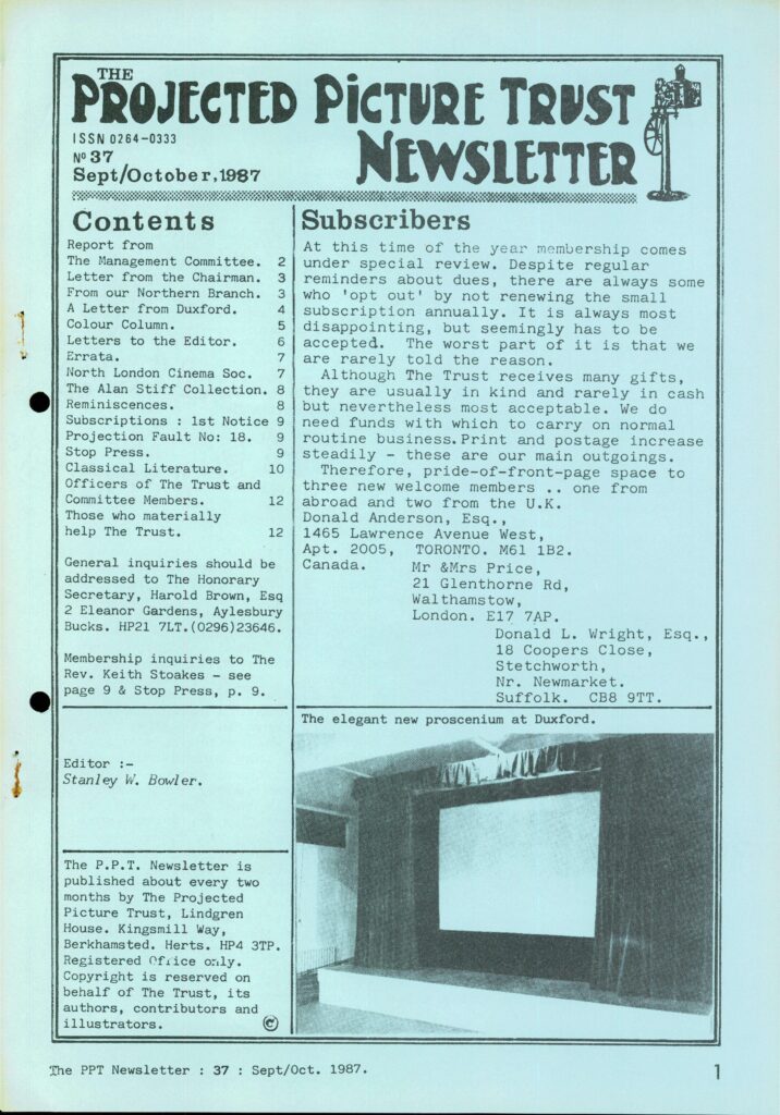 Newsletter No. 37 cover