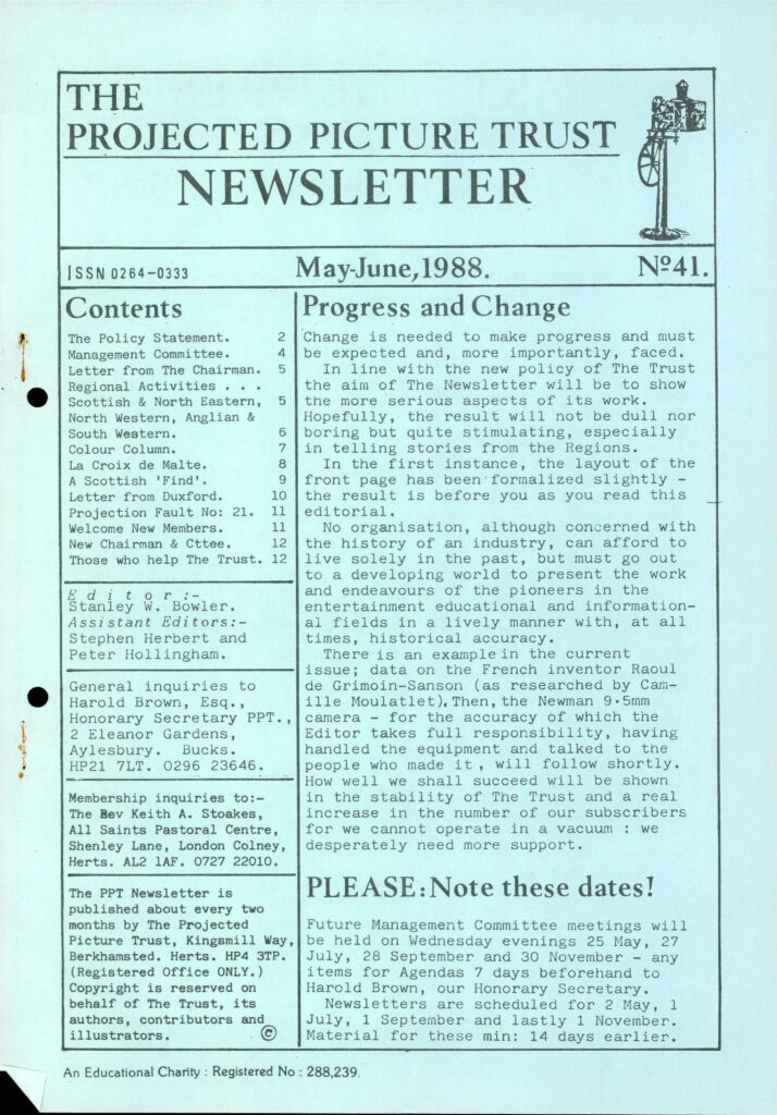 Newsletter No. 41 cover