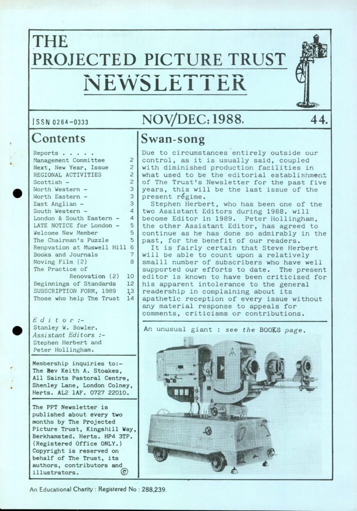 Newsletter No. 44 cover