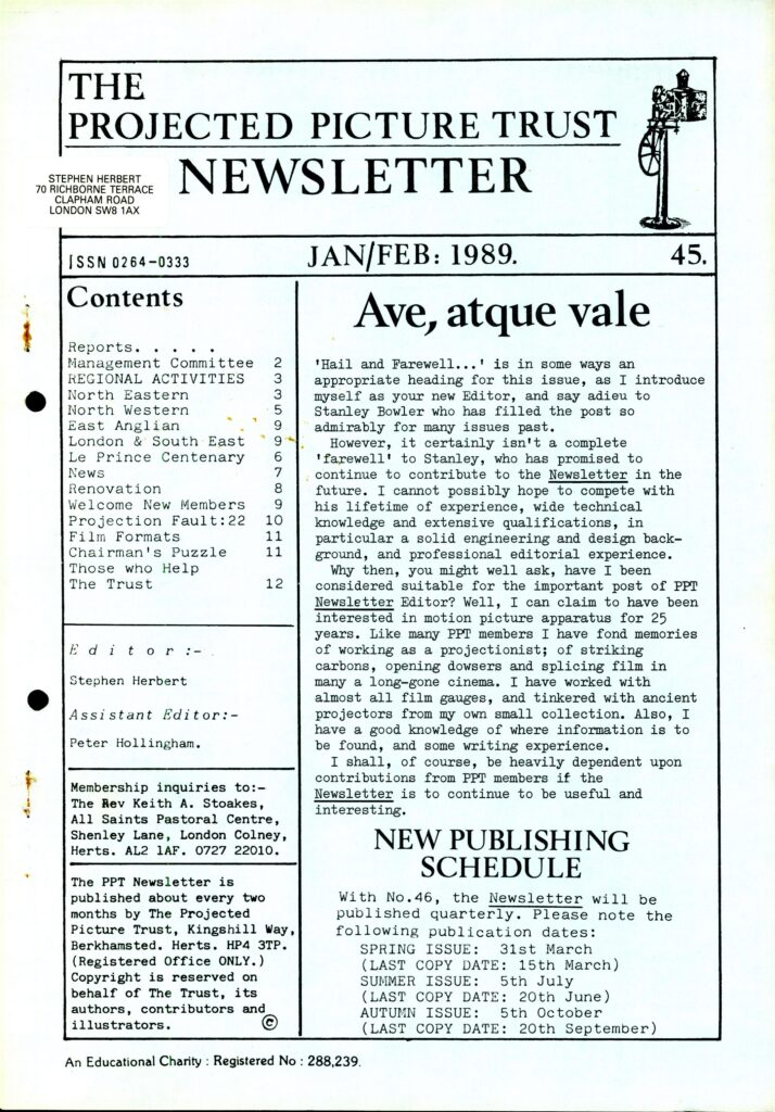 Newsletter No. 45 cover